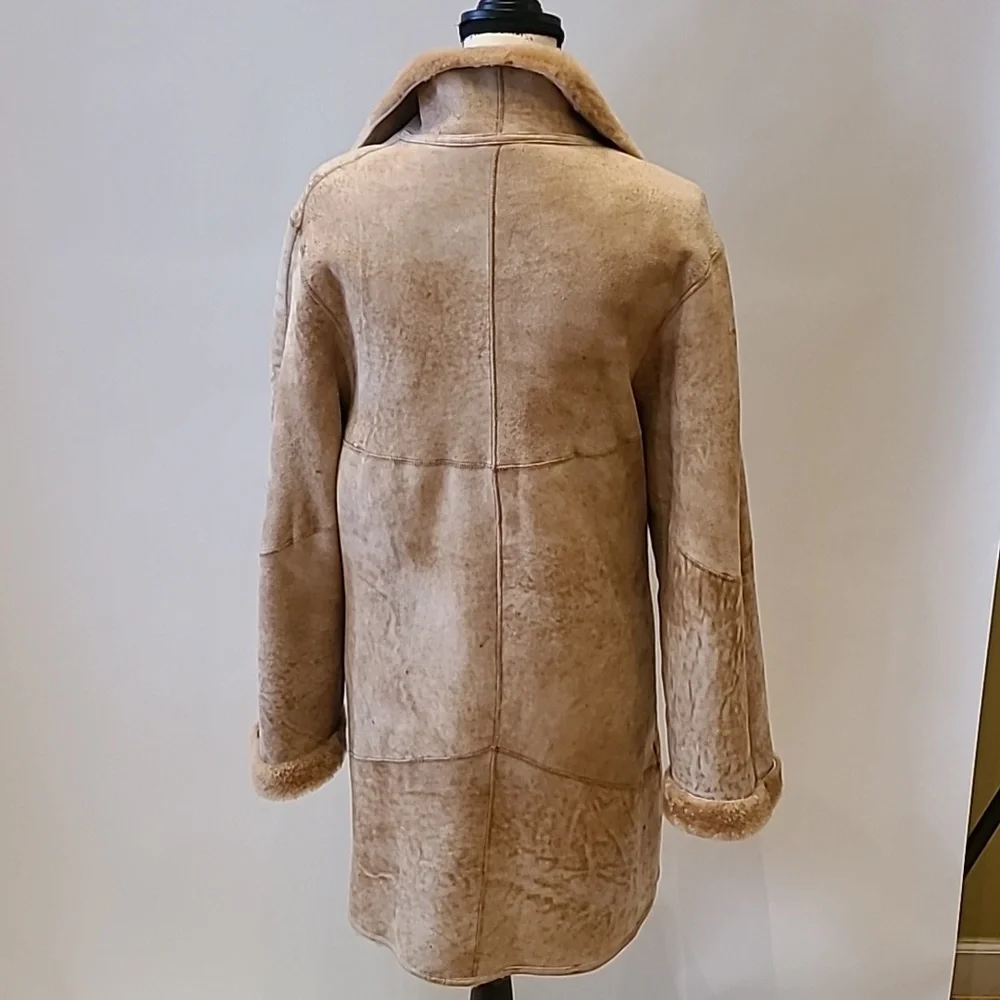 Gian Moti 100% Sheapskin Shearling coat size 38 Medium - Picture 7 of 16